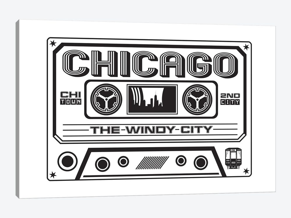 Chicago Cassette by Benton Park Prints 1-piece Canvas Print