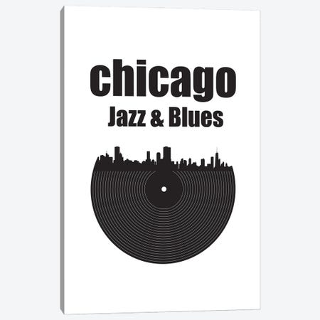 Chicago Jazz & Blues Canvas Print #BPP146} by Benton Park Prints Canvas Print