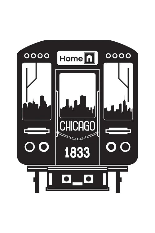 Chicago Train Skyline