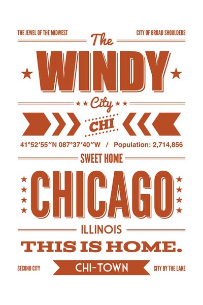 Chicago: Chicago: This is Home by Benton Park Prints