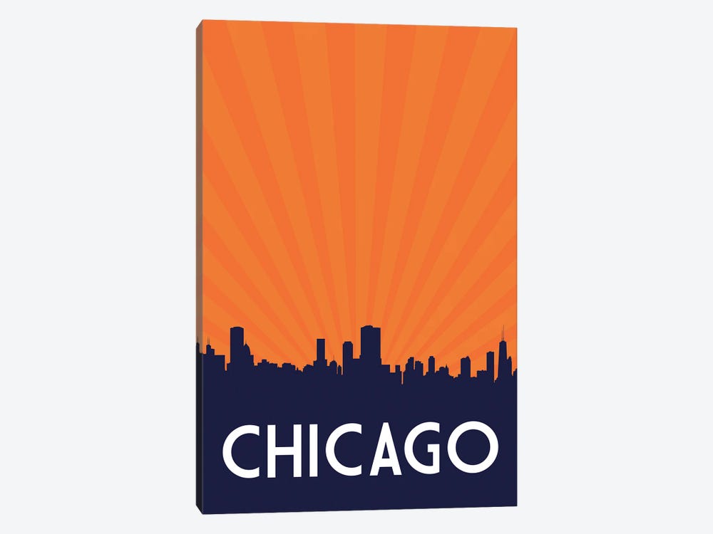 Chicago Skyline by Benton Park Prints 1-piece Canvas Art