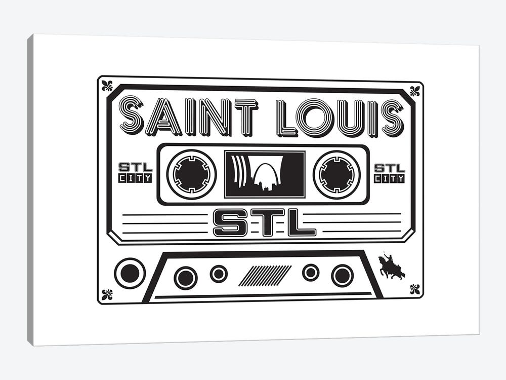 St. Louis Cassette by Benton Park Prints 1-piece Canvas Art