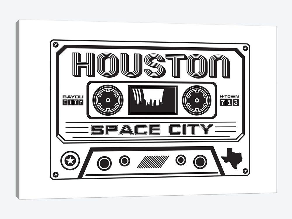 Houston Cassette by Benton Park Prints 1-piece Canvas Wall Art