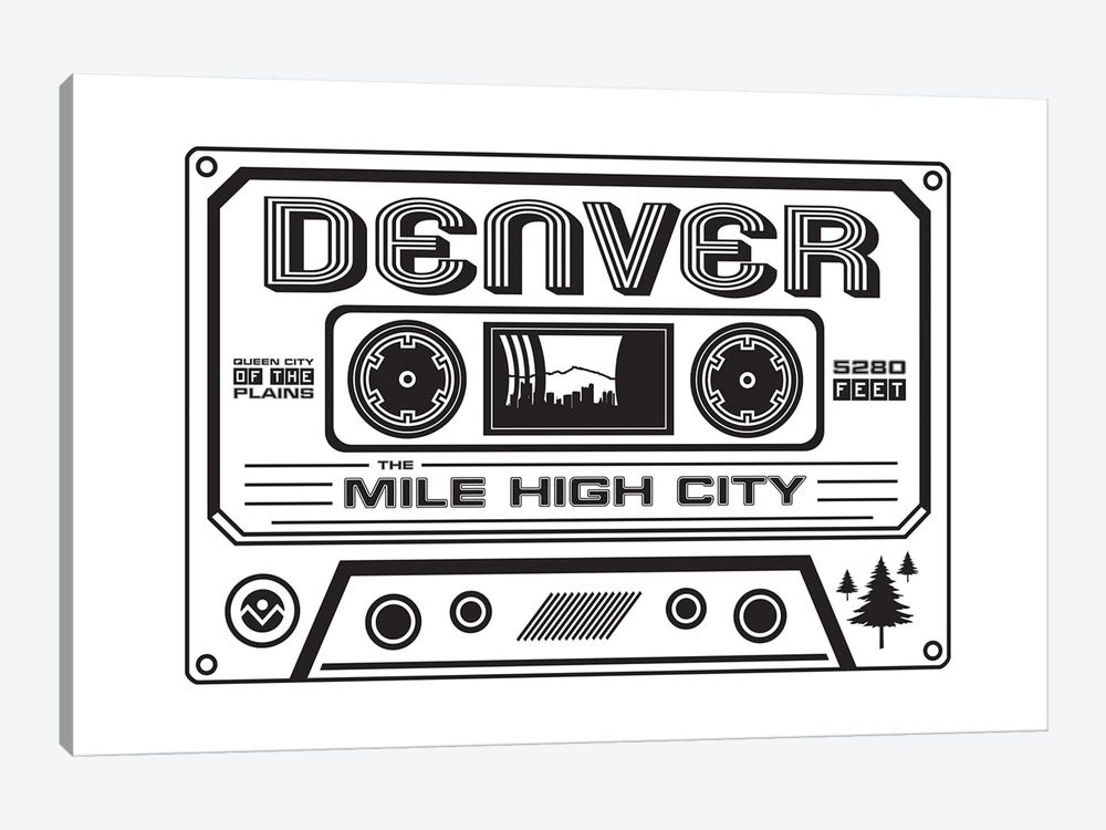 Denver Cassette by Benton Park Prints 1-piece Canvas Print