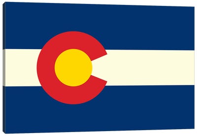 Colorado Flag Canvas Art Print