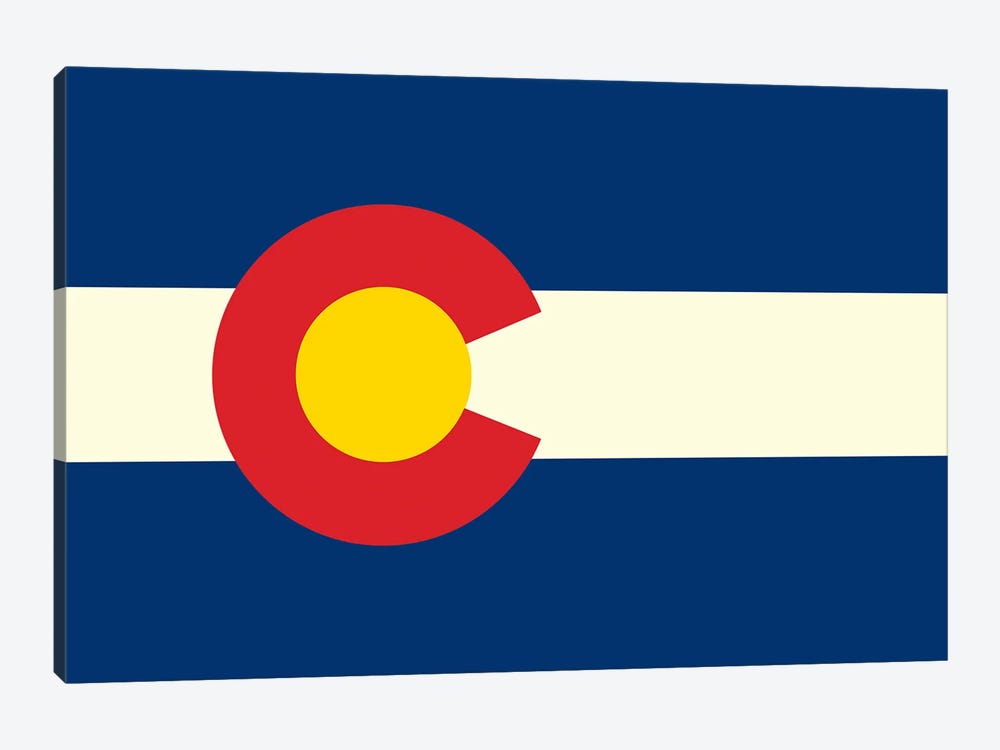 Colorado Flag by Benton Park Prints 1-piece Canvas Art