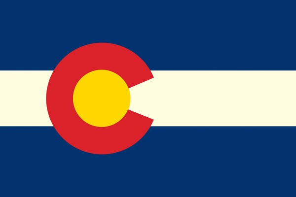 Benton Park Prints: Colorado Flag by Benton Park Prints