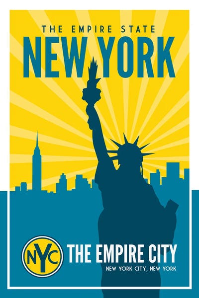 Benton Park Prints: New York Empire State by Benton Park Prints