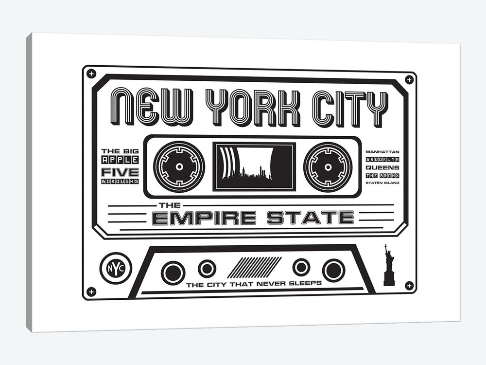 New York City Cassette by Benton Park Prints 1-piece Canvas Art Print