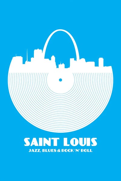 Benton Park Prints: Saint Louis - Jazz, Blues & Rock 'N' Roll by Benton Park Prints