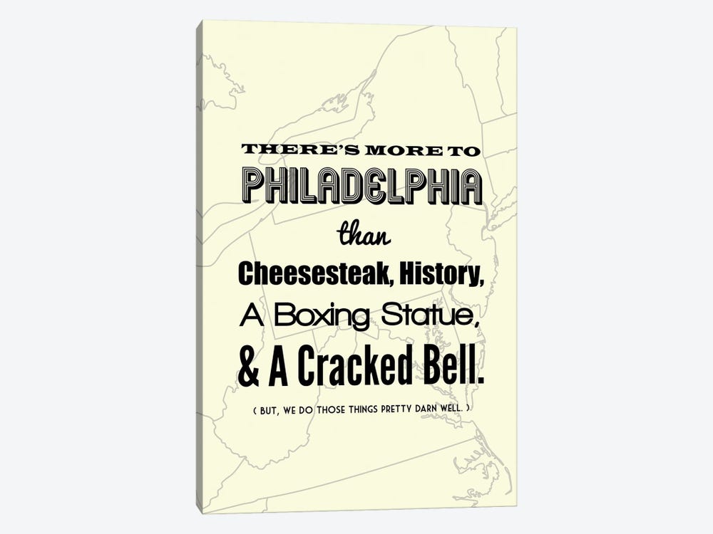 There's More To Philadelphia - Light by Benton Park Prints 1-piece Art Print