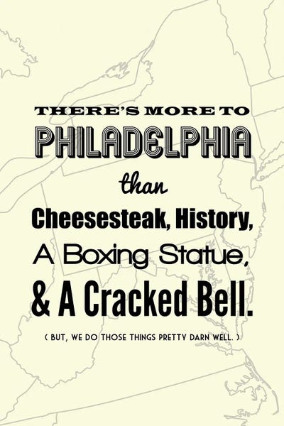 Philadelphia: There's More To Philadelphia - Light by Benton Park Prints