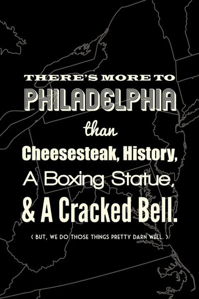 Pennsylvania: There's More To Philadelphia - Dark by Benton Park Prints