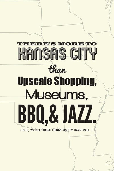 Benton Park Prints: There's More To Kansas City - Light by Benton Park Prints