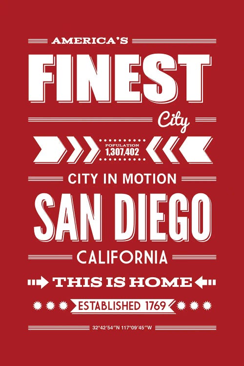 San Diego Typography