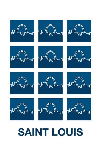 St. Louis: Saint Louis Arches by Benton Park Prints