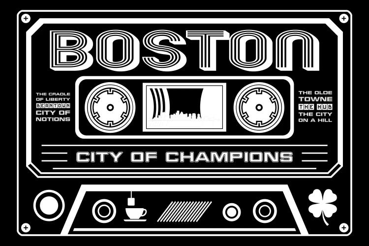 Boston Cassette - Dark Background