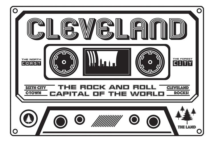 Cleveland Cassette - Light Background