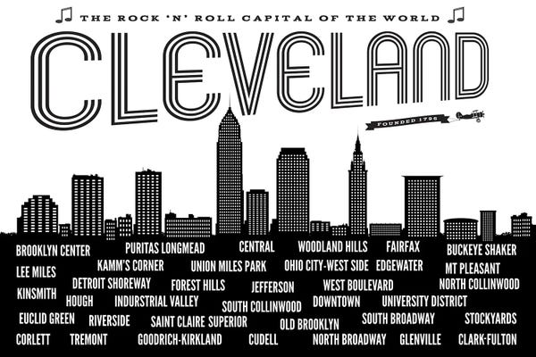 Benton Park Prints: Cleveland Neighborhoods by Benton Park Prints