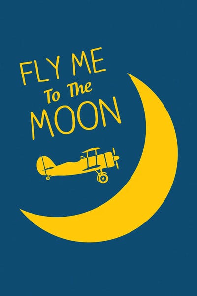 Benton Park Prints: Fly Me To The Moon by Benton Park Prints