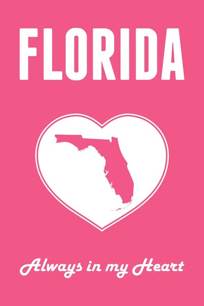 Benton Park Prints: Florida - Always in my Heart by Benton Park Prints