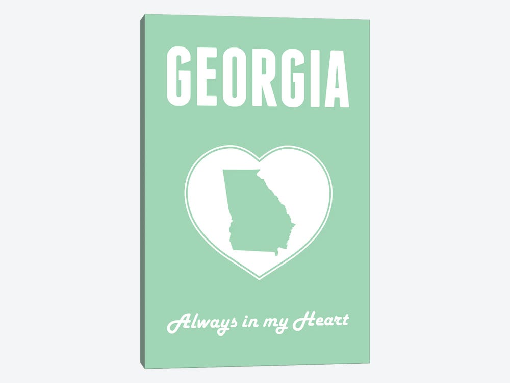 Georgia - Always in my Heart by Benton Park Prints 1-piece Canvas Artwork