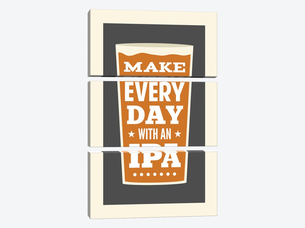 Make Every Day With An IPA by Benton Park Prints 3-piece Canvas Wall Art