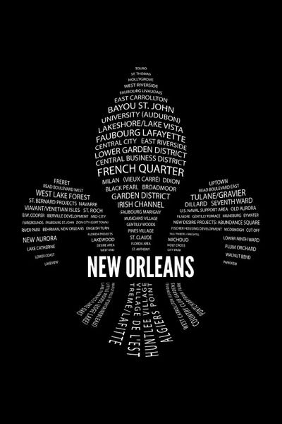 New Orleans Fleur-De-Lis Neighborhoods