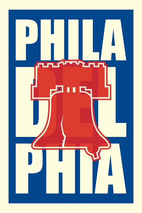 Philadelphia Typography LIberty Bell