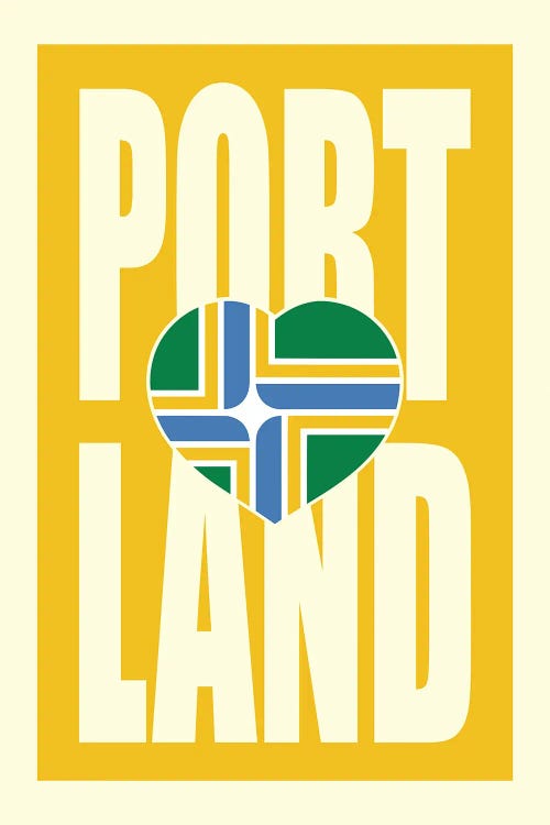 Portland Typography Flag