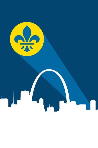 St. Louis: St. Louis Superhero Signal by Benton Park Prints