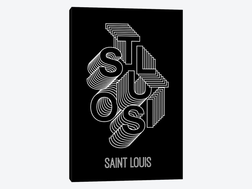 St. Louis Steps - Dark Background by Benton Park Prints 1-piece Art Print
