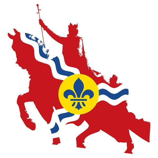 Missouri: St. Louis Statue by Benton Park Prints