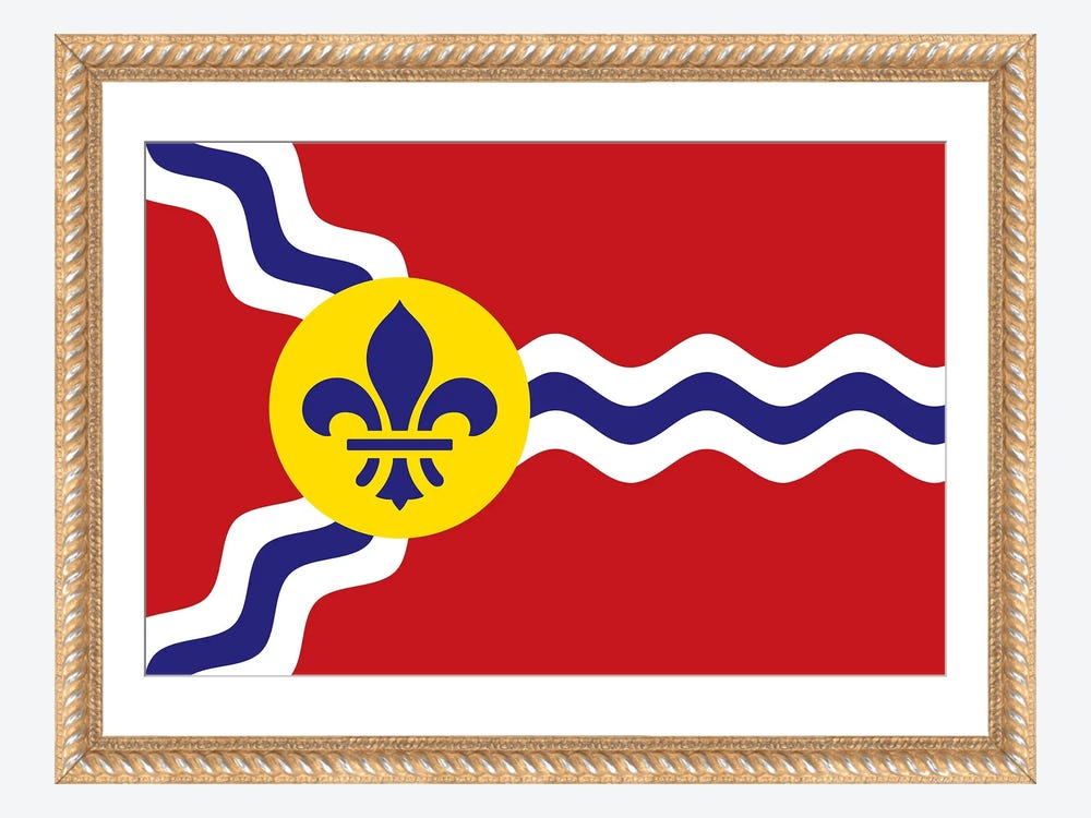 St. Louis Flag Print