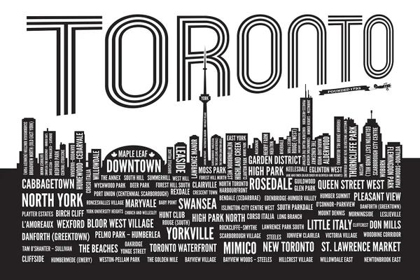 Ontario: Toronto Neighborhoods by Benton Park Prints