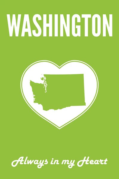 Benton Park Prints: Washington - Always In My Heart by Benton Park Prints