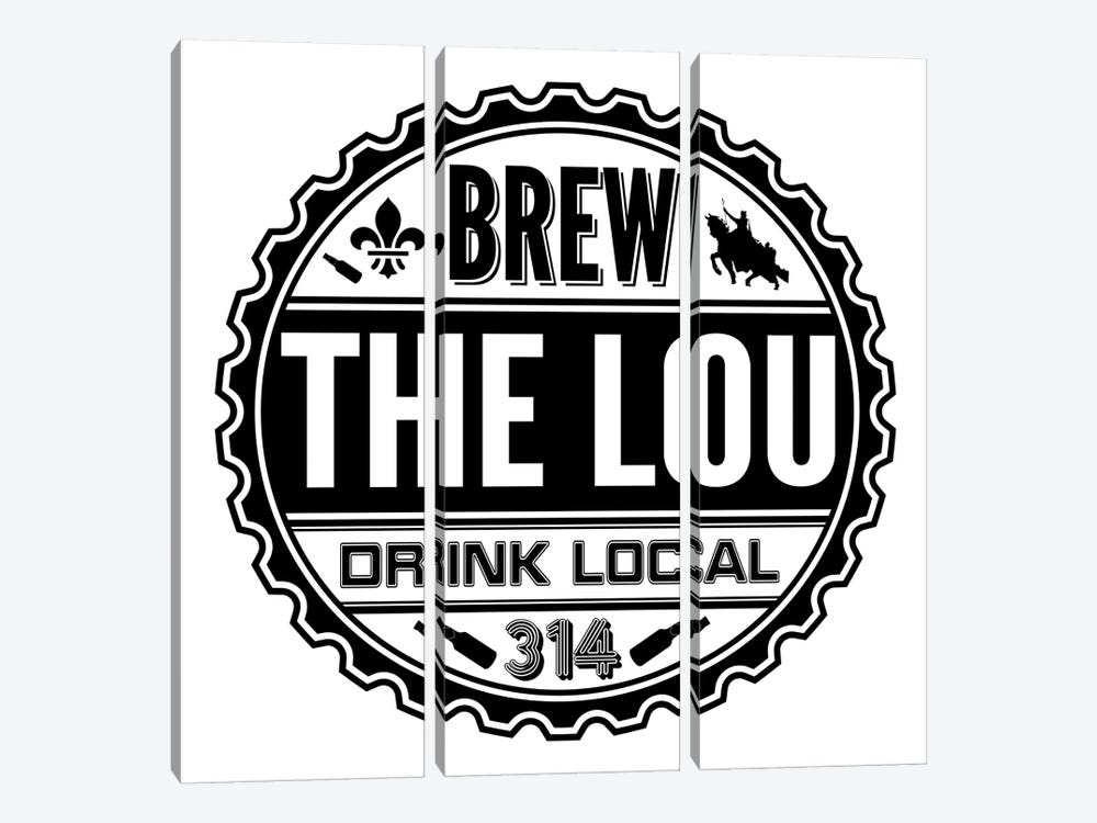 Brew The Lou by Benton Park Prints 3-piece Art Print