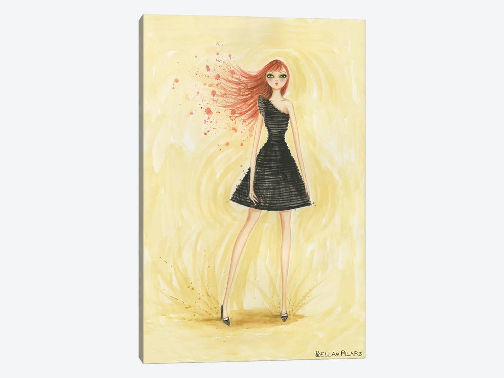 Little Black Dress June by Bella Pilar 1-piece Canvas Artwork
