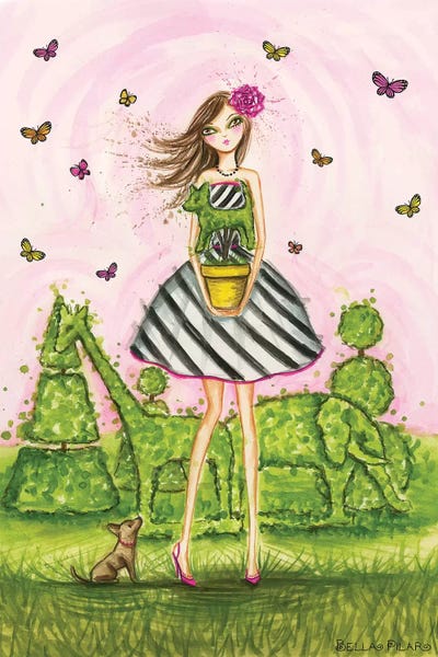 Party Animals: Tiny Puppy Topiary by Bella Pilar