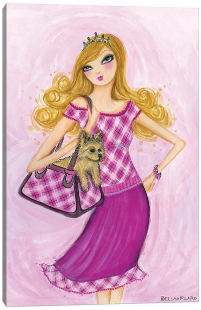 Shop Princesses Canvas Art Print - Fashion Illustrations