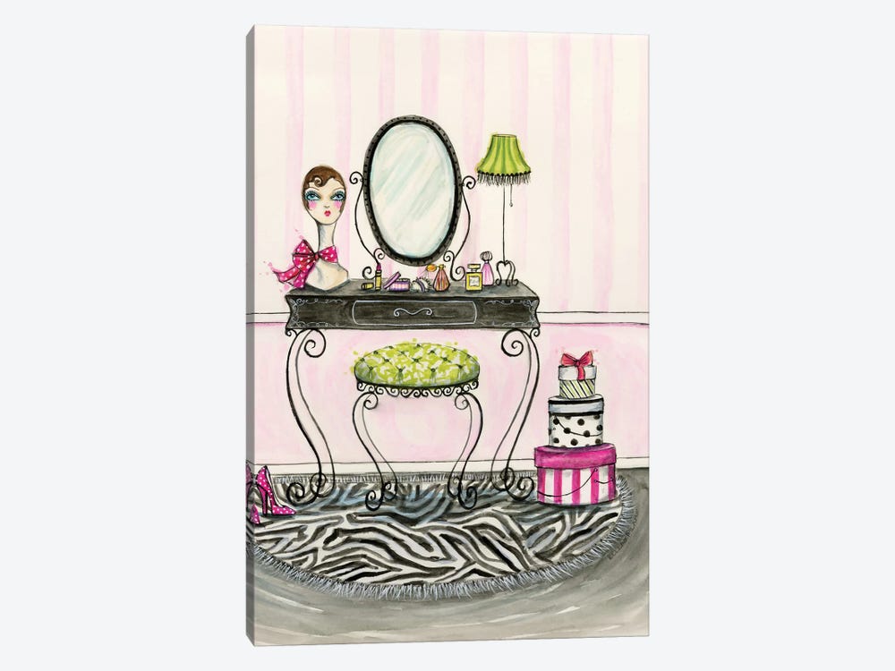 The Vanity Table by Bella Pilar 1-piece Canvas Print