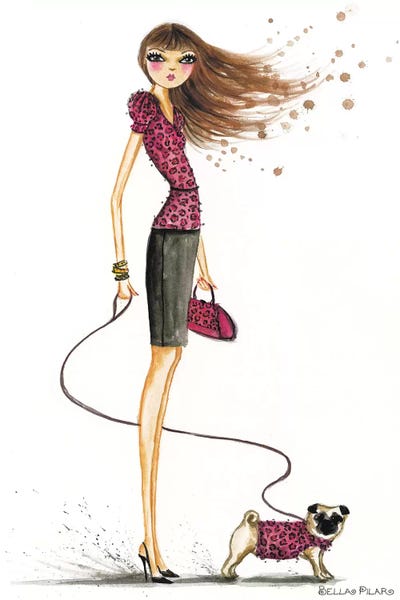 Pugs: Princess Pooch by Bella Pilar