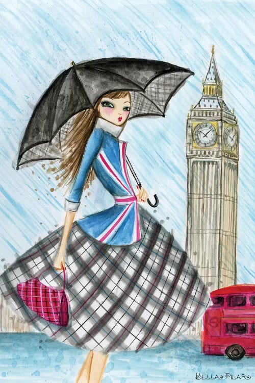 London by Bella Pilar wall art