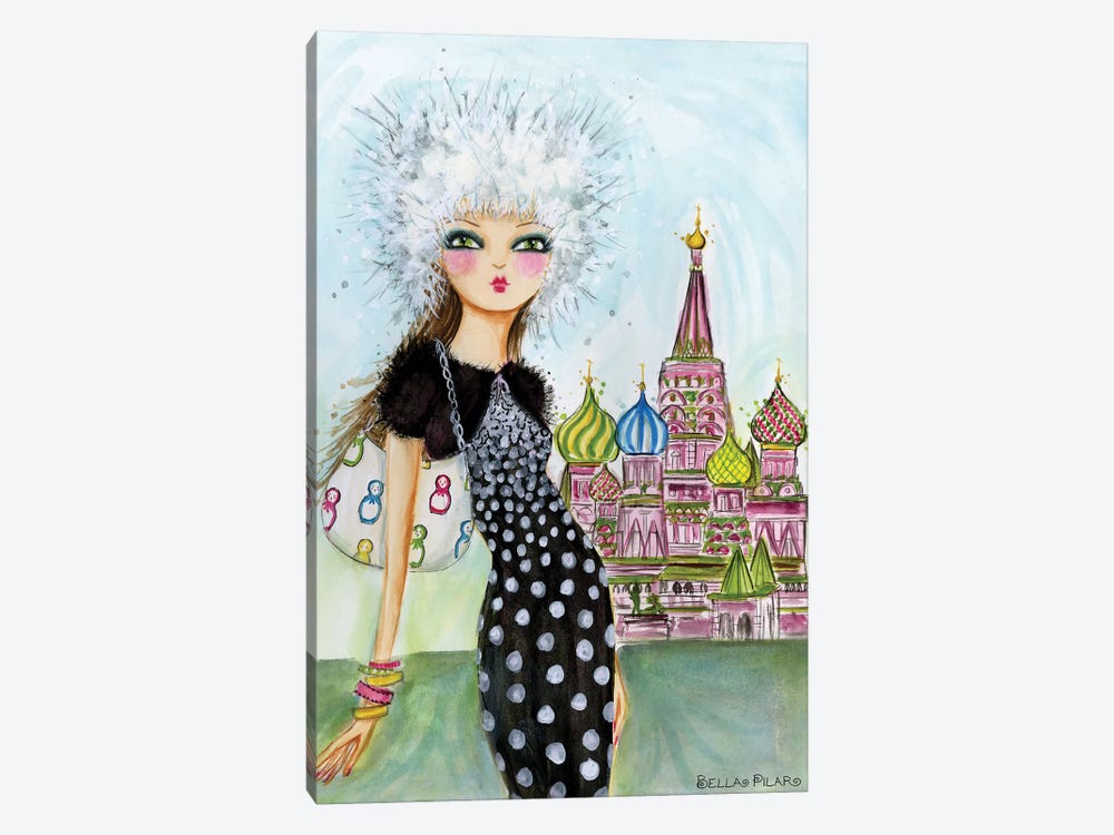 Moscow by Bella Pilar 1-piece Canvas Art Print