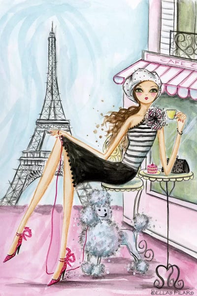 Kids Art Girls: Paris by Bella Pilar