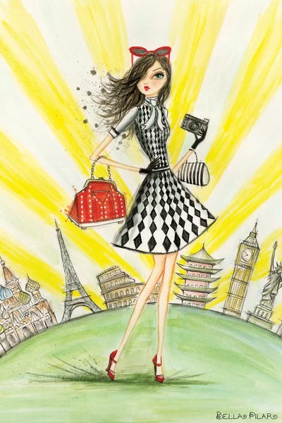 Fashion Illustrations: Arista Around The World by Bella Pilar