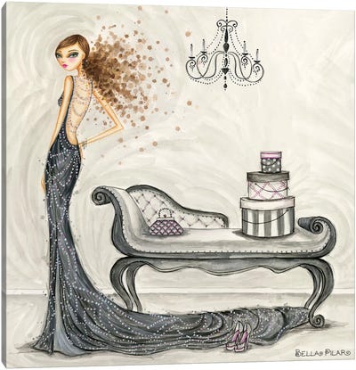 Fabulous Fabiana Canvas Art Print - Gatsby Glam