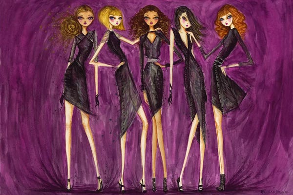 Fashion Illustrations: Model Behavior #3 by Bella Pilar