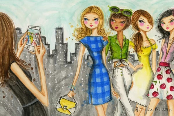 Women's Pants: Girls New York Getaway by Bella Pilar