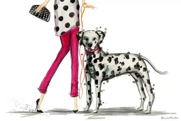 Dalmatians: Girls Best Friend, Darla and her Dalmatian by Bella Pilar